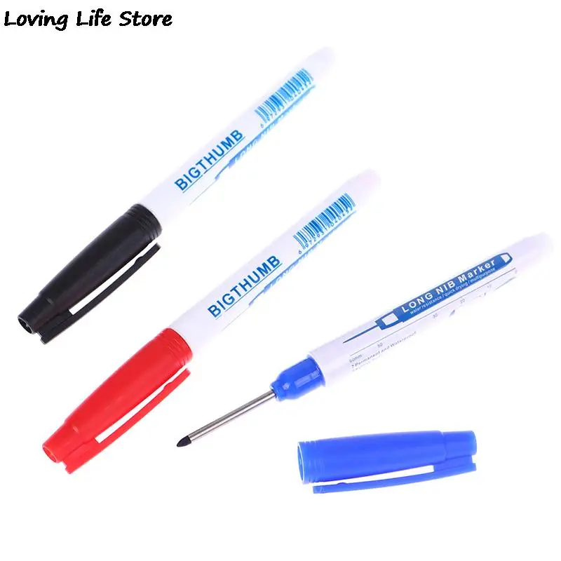 Quick Drying 30cm Long Head Markers Woodworking Marking Pen Black/Red/Blue Multi-purpose Deep Hole Marker Pens
Quick Drying 30cm Long Head Markers Woodworking Marking Pen Black/Red/Blue Multi-purpose Deep Hole Marker Pens