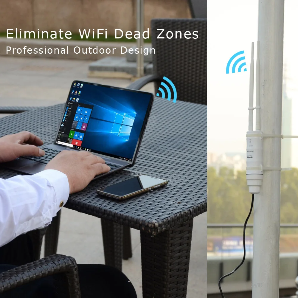 Hot Wavlink AC600 27dBm Outdoor Wifi Extender Wifi Repeater 2.4G/150Mbps +5GHz /433Mbps Wireless Wifi Router with WISP
Hot Wavlink AC600 27dBm Outdoor Wifi Extender Wifi Repeater 2.4G/150Mbps +5GHz /433Mbps Wireless Wifi Router with WISP