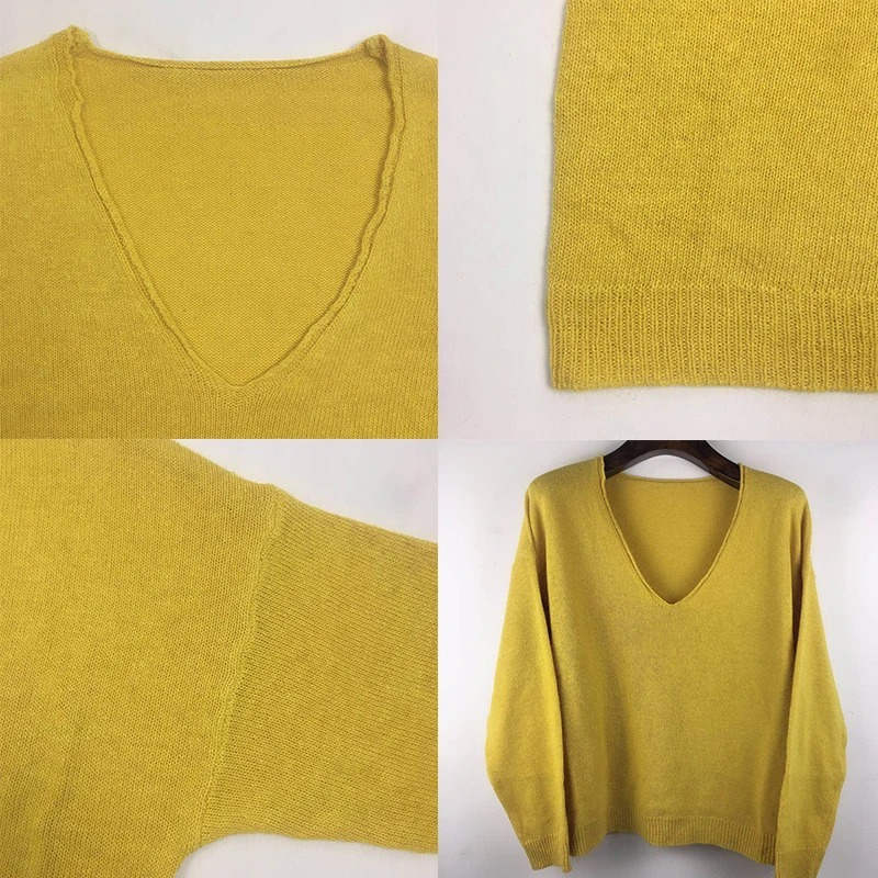 Women Knitwear Sweater New Autumn Winter V-Neck Long Sleeve Casual Loose Size Solid Hooded Knitting Jumper Sweater Female
Women Knitwear Sweater New Autumn Winter V-Neck Long Sleeve Casual Loose Size Solid Hooded Knitting Jumper Sweater Female