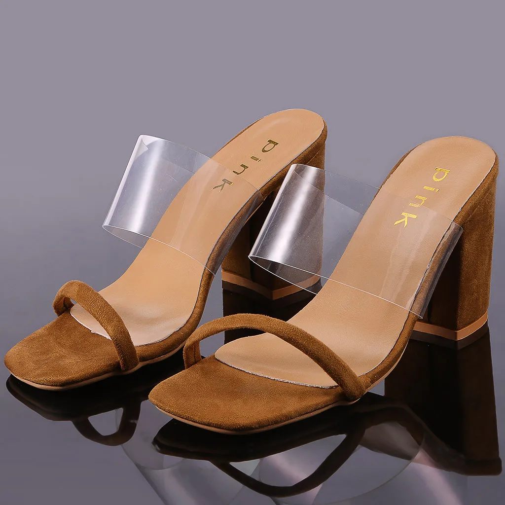New Women Sandals PVC Jelly Crystal Heel Transparent Women Sexy Clear High Heels Summer Sandals Pumps Shoes Size 41 42 Drop 12
New Women Sandals PVC Jelly Crystal Heel Transparent Women Sexy Clear High Heels Summer Sandals Pumps Shoes Size 41 42 Drop 12