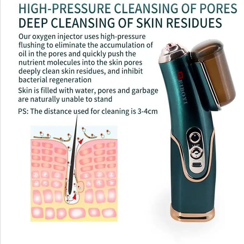 Automatic Oxygen Syringe Portable High Pressure Water Nano Spray Gun Small Bubble
Automatic Oxygen Syringe Portable High Pressure Water Nano Spray Gun Small Bubble
