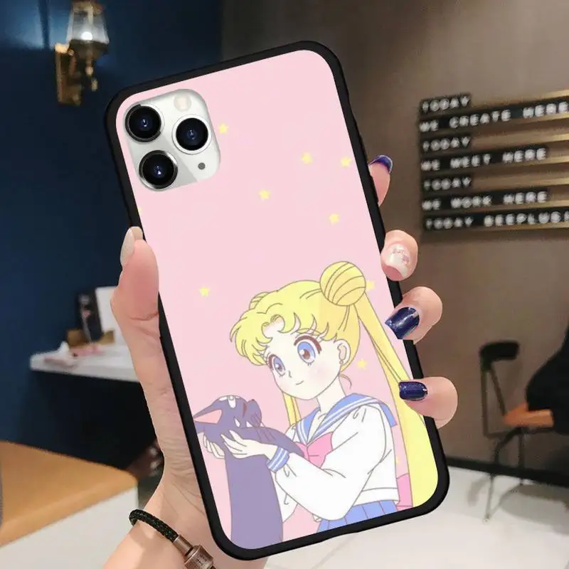 Cute Sailor Moon Anime Phone Case for iPhone 11 12 pro XS MAX 8 7 6 6S Plus X 5S SE 2020 XR Soft silicone
Cute Sailor Moon Anime Phone Case for iPhone 11 12 pro XS MAX 8 7 6 6S Plus X 5S SE 2020 XR Soft silicone