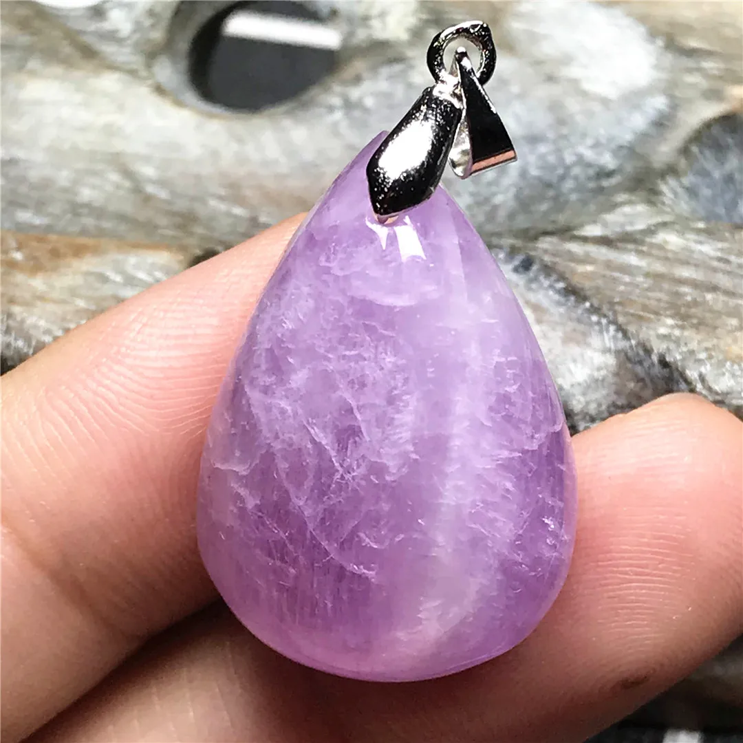 Top Natural Purple Kunzite Stone Pendant Jewelry For Women Man Crystal Healing Silver 27x19x11mm Beads Water Drop Gemstone AAAAA
Top Natural Purple Kunzite Stone Pendant Jewelry For Women Man Crystal Healing Silver 27x19x11mm Beads Water Drop Gemstone AAAAA