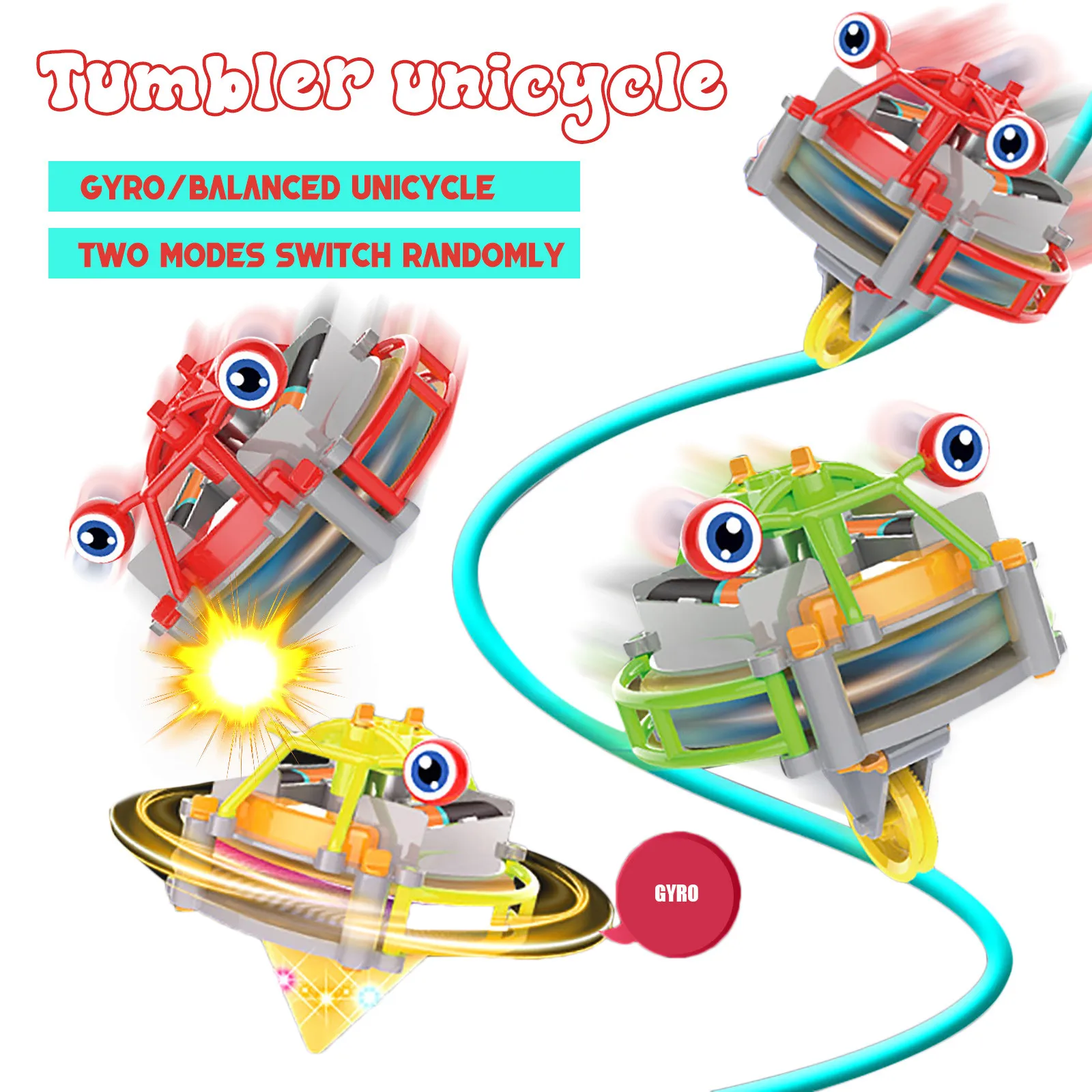 WolFAce Tumbler Robot Educational Toy Tumbler Wheelbarrow Luminous Top Double Variable Self-balancing Toy For Boy Children Gifts
WolFAce Tumbler Robot Educational Toy Tumbler Wheelbarrow Luminous Top Double Variable Self-balancing Toy For Boy Children Gifts