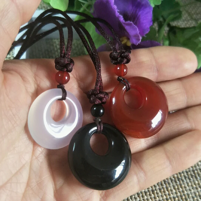 Natural Agate Chalcedony Peace-Buckle Jade Pendant Jewelry Lucky Exorcise Evil Spirit Auspicious Amulet Pendant Fine Jewelry
Natural Agate Chalcedony Peace-Buckle Jade Pendant Jewelry Lucky Exorcise Evil Spirit Auspicious Amulet Pendant Fine Jewelry