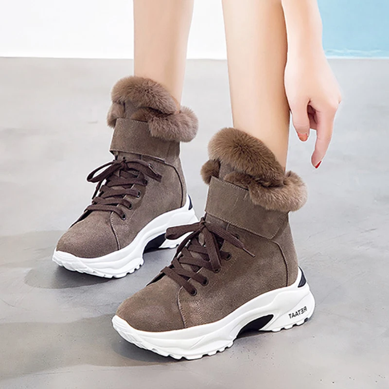 Women's Boots 2020 New Winter Snow Short Boots For Girls Female Genuine Leather Short Matte Plus Velvet Cotton Shoes Women
Women's Boots 2020 New Winter Snow Short Boots For Girls Female Genuine Leather Short Matte Plus Velvet Cotton Shoes Women
