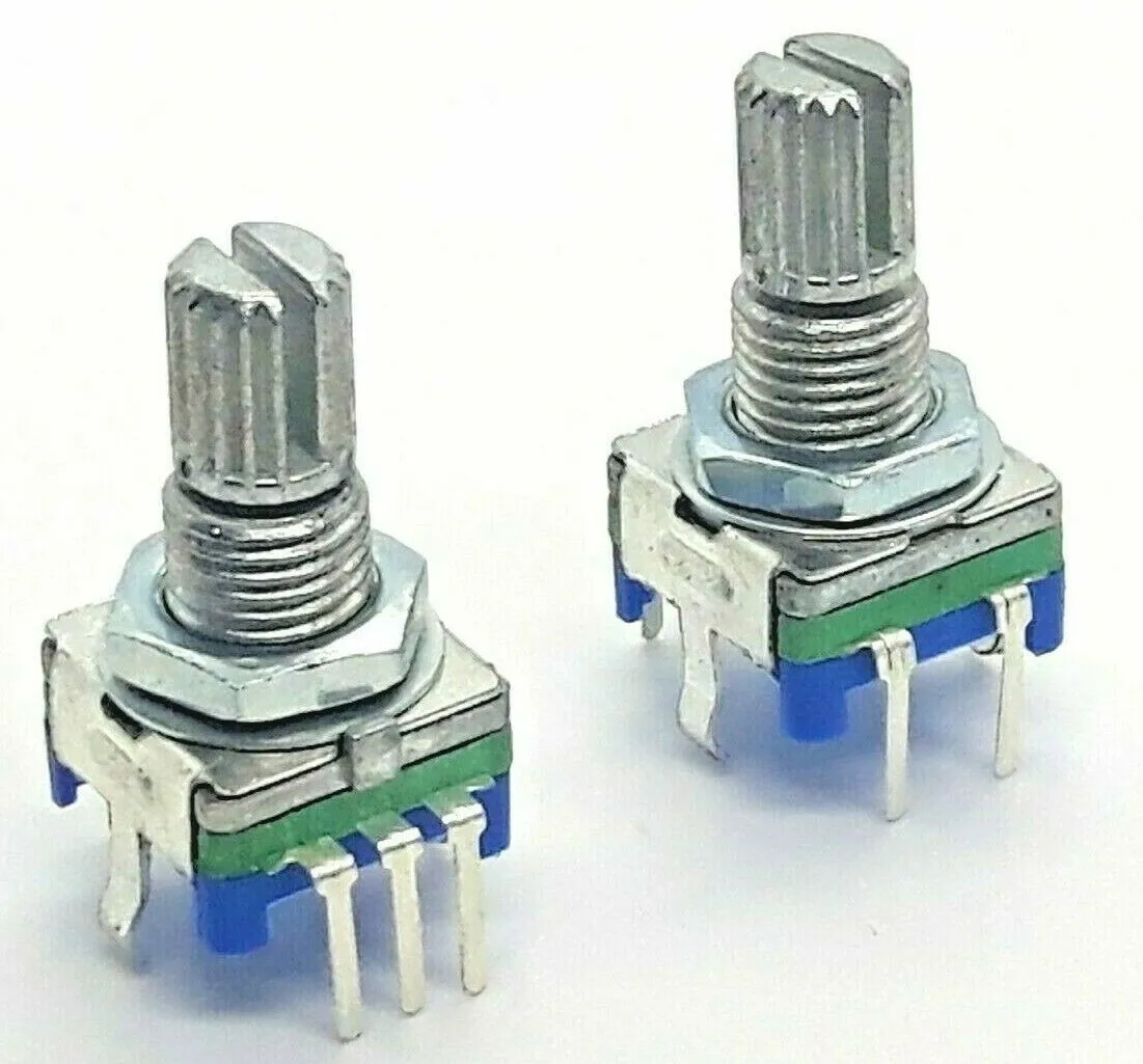 2PCS Half / Plum Axis Rotary Encoder, Handle Length 15mm Code Switch Torx Digital Potentiometer With Switch 5Pin
2PCS Half / Plum Axis Rotary Encoder, Handle Length 15mm Code Switch Torx Digital Potentiometer With Switch 5Pin
