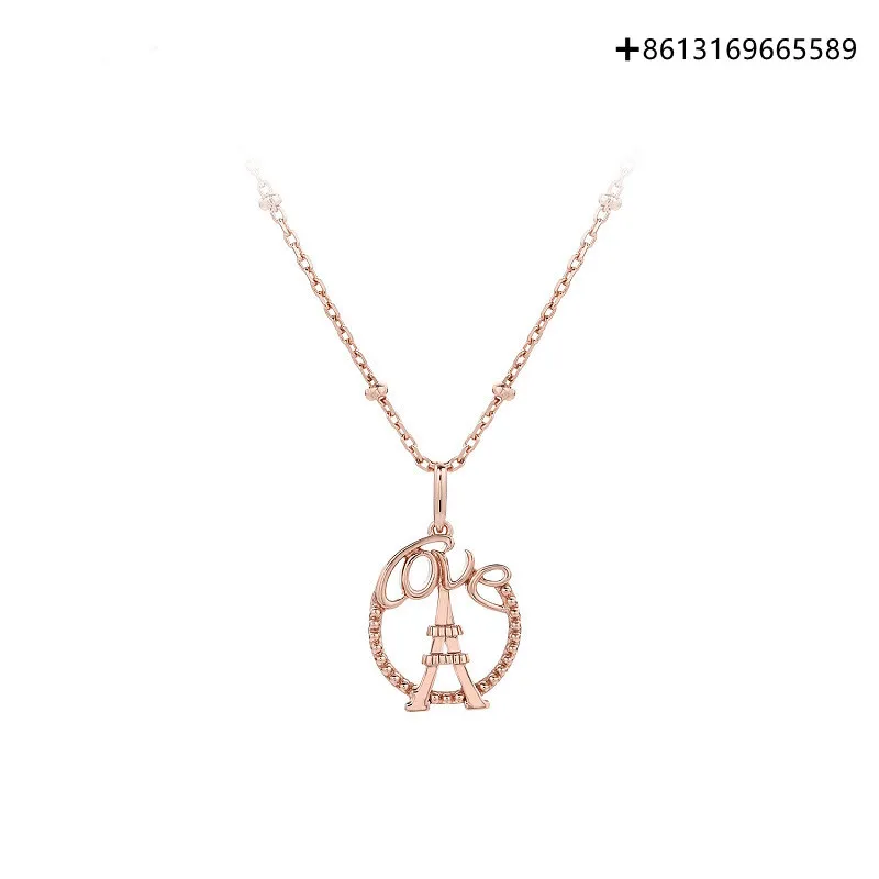 Fashion boutique new 925 silver necklace female iron tower temperament jewelry female collarbone chain female lovers gift
Fashion boutique new 925 silver necklace female iron tower temperament jewelry female collarbone chain female lovers gift