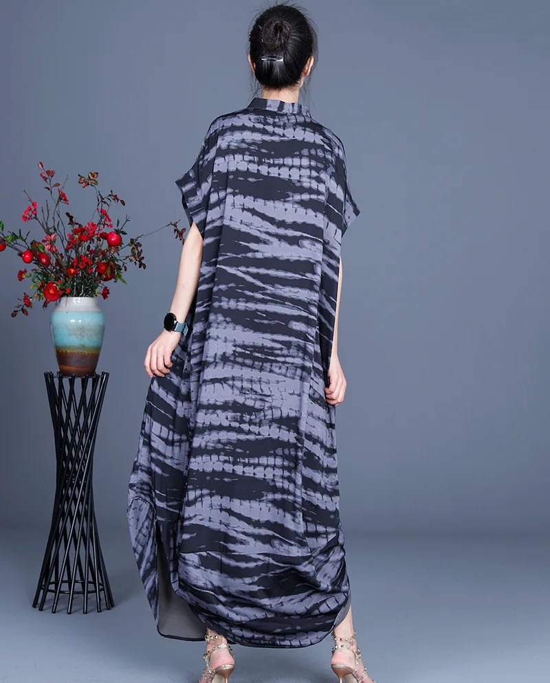 2021 Summer Plus Size Patchwork Vintage Print Batwing Sleeve Loose Long Dress for Women
2021 Summer Plus Size Patchwork Vintage Print Batwing Sleeve Loose Long Dress for Women