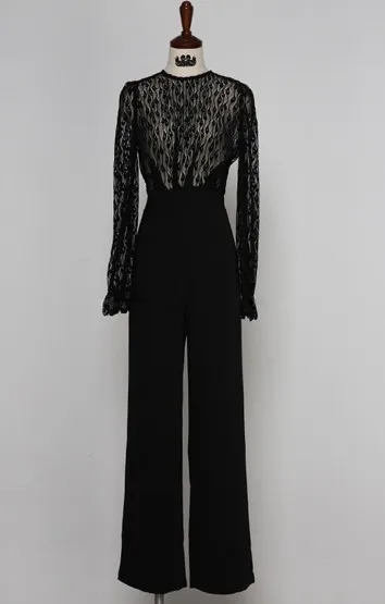 New Arrivals Spring Korean Sexy Hollow out Lace Patchwork Jumpsuits Women Casual Slim Wide Legs Romper Formal Work Wear Playsuit
New Arrivals Spring Korean Sexy Hollow out Lace Patchwork Jumpsuits Women Casual Slim Wide Legs Romper Formal Work Wear Playsuit