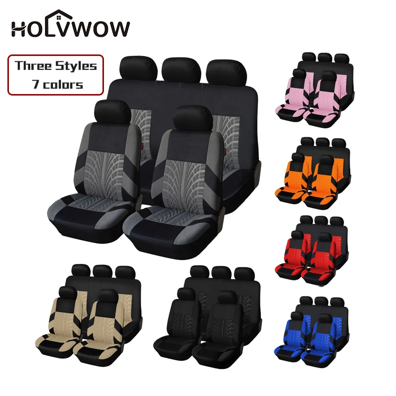 HOLVWOW Embroidery Car Seat Covers Set Universal Fit Most Cars Covers with Tire Track Detail Styling Car Seat Protector Luxury
HOLVWOW Embroidery Car Seat Covers Set Universal Fit Most Cars Covers with Tire Track Detail Styling Car Seat Protector Luxury