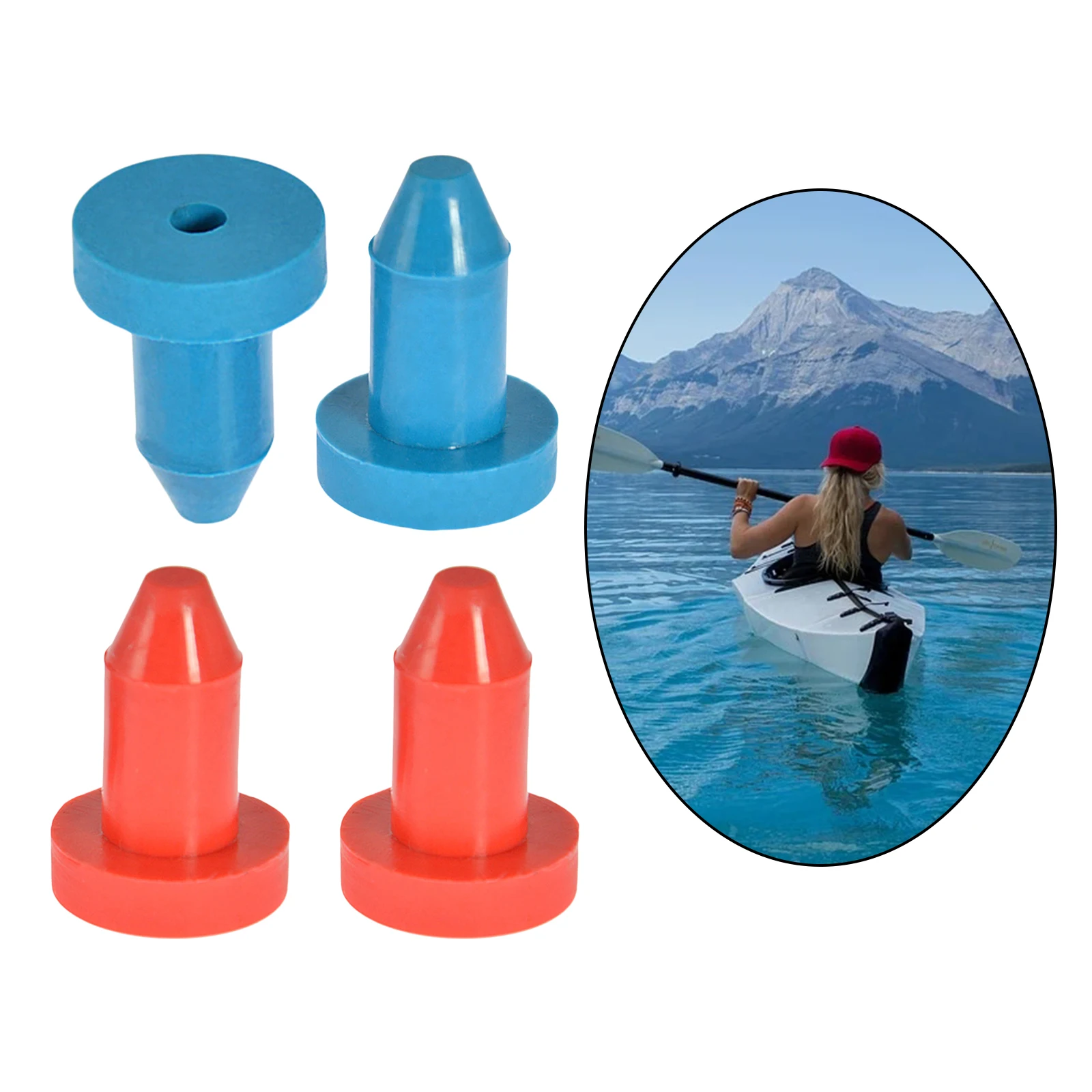 2 Pcs Kayak Drain Plug Rubber Scupper Plugs Drain Holes Stopper Bung for Most Fishing Boats Kayaks Accessories
2 Pcs Kayak Drain Plug Rubber Scupper Plugs Drain Holes Stopper Bung for Most Fishing Boats Kayaks Accessories