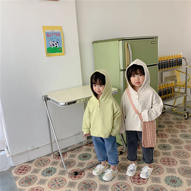 Spring Fall Kids Solid Color Casual Hooded Sweatshirts Boys Girls Cotton Long Sleeve Hoodies Pullover Clothing
Spring Fall Kids Solid Color Casual Hooded Sweatshirts Boys Girls Cotton Long Sleeve Hoodies Pullover Clothing