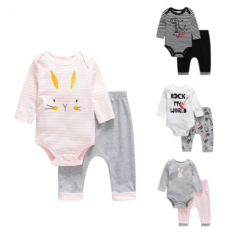 Cartoon Newborn Infant Baby Boys Girls Clothes Cotton Long Sleeve Bodysuit and Casual Pants Baby Clothing Outfits
Cartoon Newborn Infant Baby Boys Girls Clothes Cotton Long Sleeve Bodysuit and Casual Pants Baby Clothing Outfits