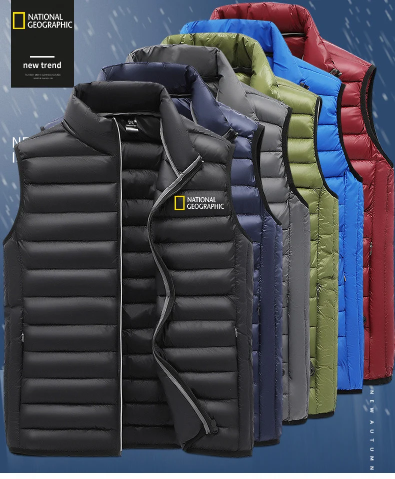 2021 new brand autumn and winter jacket men's stand-up collar vest men's zipper men's jacket sleeveless casual winter vest men
2021 new brand autumn and winter jacket men's stand-up collar vest men's zipper men's jacket sleeveless casual winter vest men