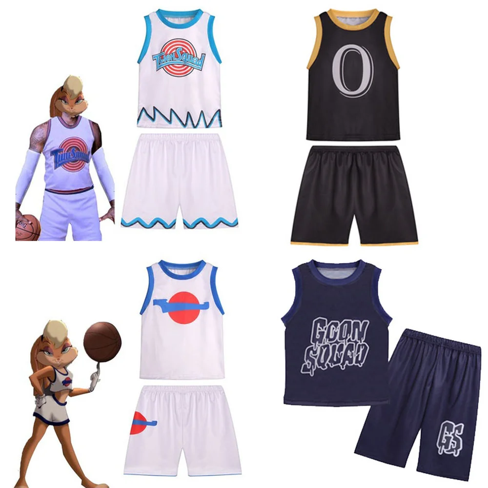 Space Jam костюм для косплея Джерси детская одежда для мелодий #6 Lola Bunny James, топы, шорты, футболка, новое наследие, рубашка, жилет, форма, одежда 
Space Jam костюм для косплея Джерси детская одежда для мелодий #6 Lola Bunny James, топы, шорты, футболка, новое наследие, рубашка, жилет, форма, одежда