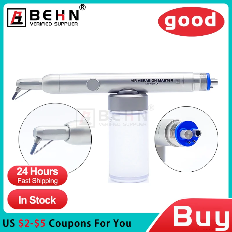 Dental Air Polisher Abrasion Microetcher Sandblasting Sandblaster Teeth Polishing Air Prophy 2/4Holes B2/M4 More Types
Dental Air Polisher Abrasion Microetcher Sandblasting Sandblaster Teeth Polishing Air Prophy 2/4Holes B2/M4 More Types