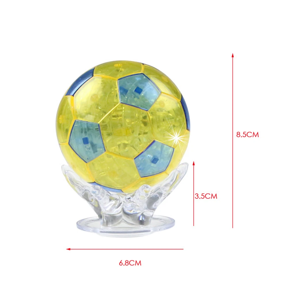 DIY Assembly Model 3D Soccer Crystal Puzzle Desk Craft Decor Kids Educationsl Toys for puzzle collecting room decorating kids
DIY Assembly Model 3D Soccer Crystal Puzzle Desk Craft Decor Kids Educationsl Toys for puzzle collecting room decorating kids