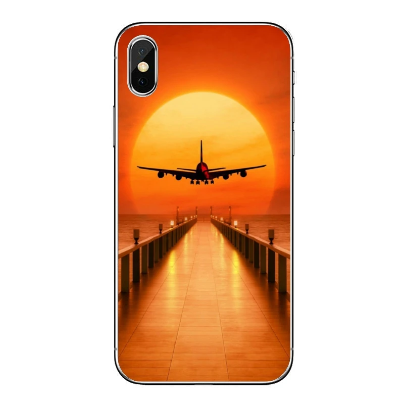 Силиконовый чехол для телефона Xiaomi Mi 9 8 SE Pro A2 Lite 6X 5 4 A3 A1 Note Max Mix 2 3 Pocophone F1 самолет