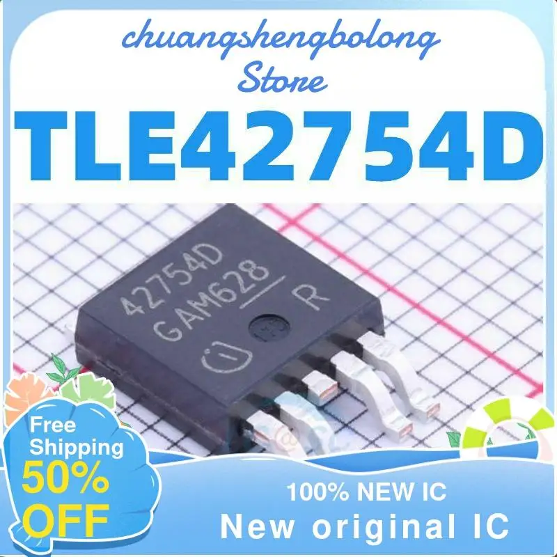 10-200 шт. TLE42754D 42754D TO252-5 450 мА-42-45 В, новая оригинальная интегральная схема
10-200 шт. TLE42754D 42754D TO252-5 450 мА-42-45 В, новая оригинальная интегральная схема