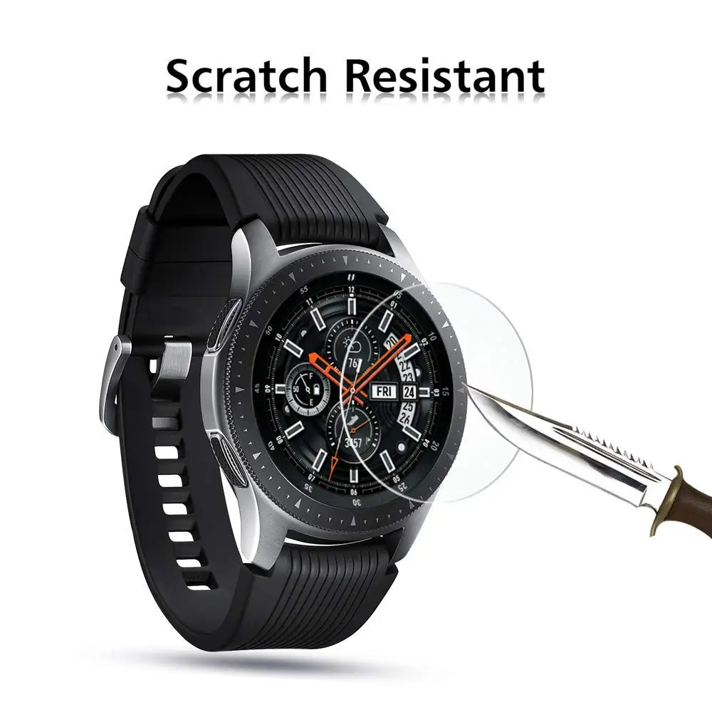 Glass Screen Protector Compatible for Samsung Gear S3 Frontier SM-R760 /Galaxy Watch 46mm Classic
Glass Screen Protector Compatible for Samsung Gear S3 Frontier SM-R760 /Galaxy Watch 46mm Classic