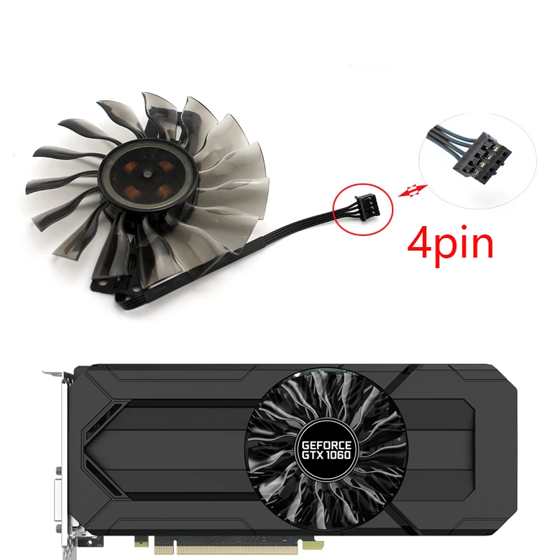 GA92S2H 4PIN 85mm Cooling fan VGA GTX 1060 StormX Fan For palit GTX1060 Storm X Video Card Cooling Fan Graphics fan replacement
GA92S2H 4PIN 85mm Cooling fan VGA GTX 1060 StormX Fan For palit GTX1060 Storm X Video Card Cooling Fan Graphics fan replacement