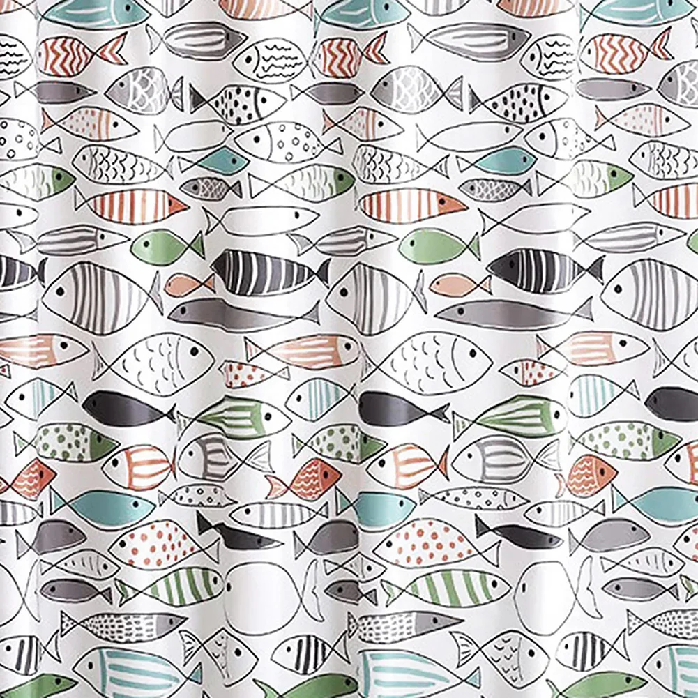72x72inch Colorful Fish Print Waterproof Bath Shower Curtain Bath Screen Printed Curtain Home Bathroom Decoration
72x72inch Colorful Fish Print Waterproof Bath Shower Curtain Bath Screen Printed Curtain Home Bathroom Decoration