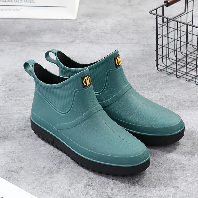 New Men's Rain Footwear Short Rain Boots Waterproof Fishing Boots Non-slip Outdoor Garden Rubber Shoes
New Men's Rain Footwear Short Rain Boots Waterproof Fishing Boots Non-slip Outdoor Garden Rubber Shoes