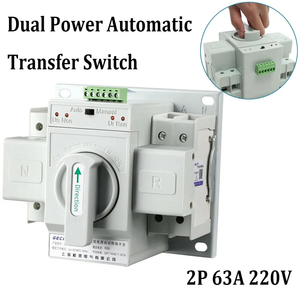 Dual Power Automatic Transfer Switch 4P 100A 220V 230V 50/60Hz PC Level New 400V Double Power Automatic Transfer Switch
Dual Power Automatic Transfer Switch 4P 100A 220V 230V 50/60Hz PC Level New 400V Double Power Automatic Transfer Switch