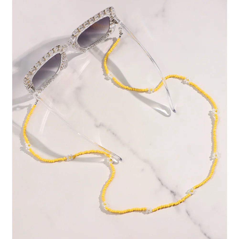 Trend Flower Color Beads Sunglasses Chain Mask Lanyard Strap Eyewear Jewelry Bead Antislip Chains Glasses Accessories Wholesale
Trend Flower Color Beads Sunglasses Chain Mask Lanyard Strap Eyewear Jewelry Bead Antislip Chains Glasses Accessories Wholesale