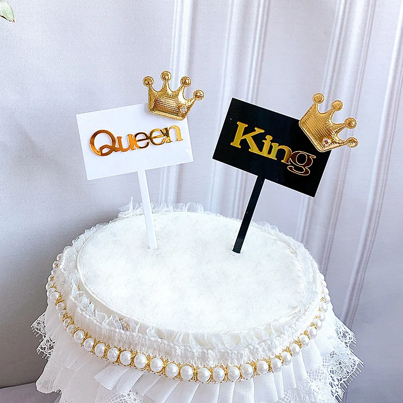 New Cratet King Queen Crown Double Acrylic Cake Topper Emperor Queen Cake Decoration for Kids Birthday Party Favors Cake Toppers
New Cratet King Queen Crown Double Acrylic Cake Topper Emperor Queen Cake Decoration for Kids Birthday Party Favors Cake Toppers