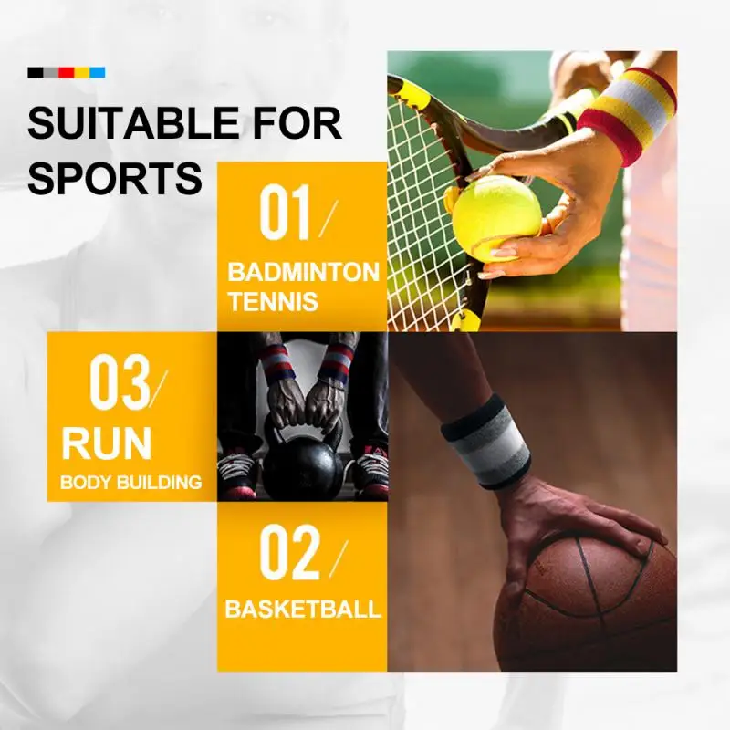 1 PCS Wrist Support Sweat-absorbent wrist guard Elastic Soft Wristband Bandage Support soft and comfortable Sports Safety TXTB1
1 PCS Wrist Support Sweat-absorbent wrist guard Elastic Soft Wristband Bandage Support soft and comfortable Sports Safety TXTB1