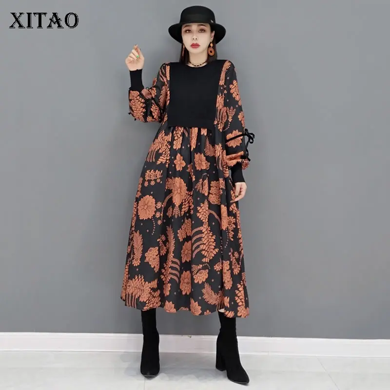 XITAO Платье с принтом, Модное Новое Женское шифоновое платье с длинным рукавом, маленькое Повседневное платье, 2021 осеннее платье для минорита...
XITAO Платье с принтом, Модное Новое Женское шифоновое платье с длинным рукавом, маленькое Повседневное платье, 2021 осеннее платье для минорита...