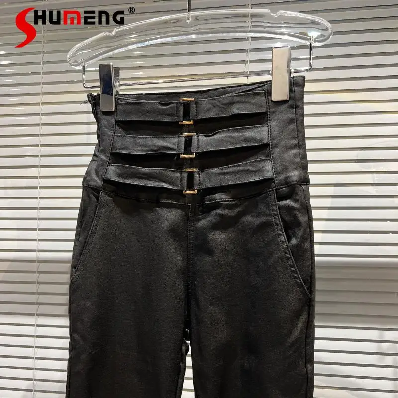 2021 Winter New Female Model Style Slim Waist Stretch Casual Leggings Women Fashion Streetwear High Waist Bottoming Pencil Pants
2021 Winter New Female Model Style Slim Waist Stretch Casual Leggings Women Fashion Streetwear High Waist Bottoming Pencil Pants