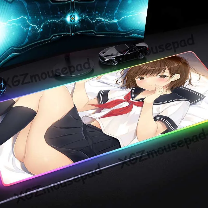 XGZ Cartoon Campus Cute Student Uniform Custom Large RGB Mouse Pad Black Lock Edge Computer Keyboard Desk Mat Rubber Non-slip
XGZ Cartoon Campus Cute Student Uniform Custom Large RGB Mouse Pad Black Lock Edge Computer Keyboard Desk Mat Rubber Non-slip