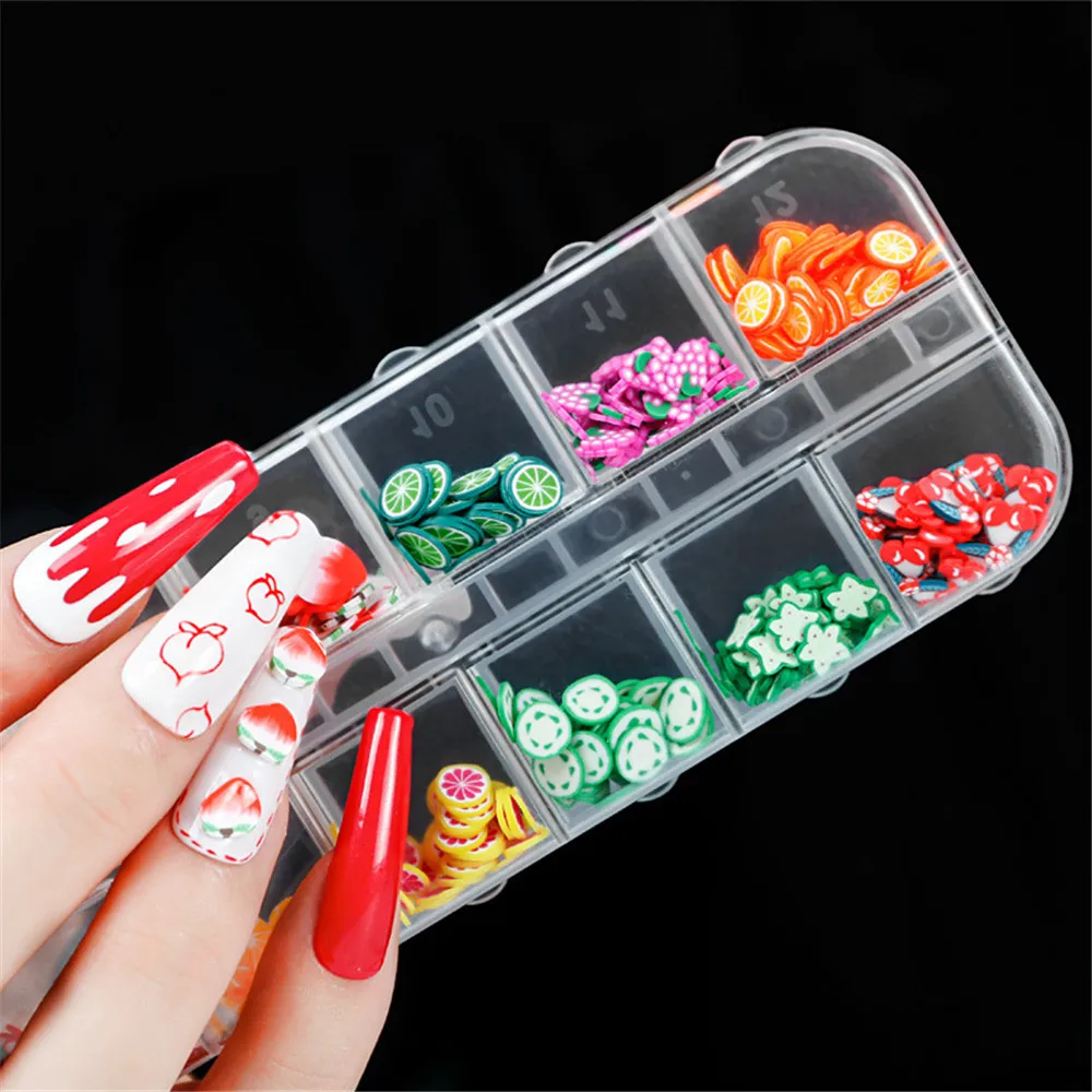 1 Box 12 Pattern 3d Nail Art Decorations Glitter Flakes Fruit Flower Colorful Nail Flakes Manicure Sequins Diy Nail Art Tool
1 Box 12 Pattern 3d Nail Art Decorations Glitter Flakes Fruit Flower Colorful Nail Flakes Manicure Sequins Diy Nail Art Tool