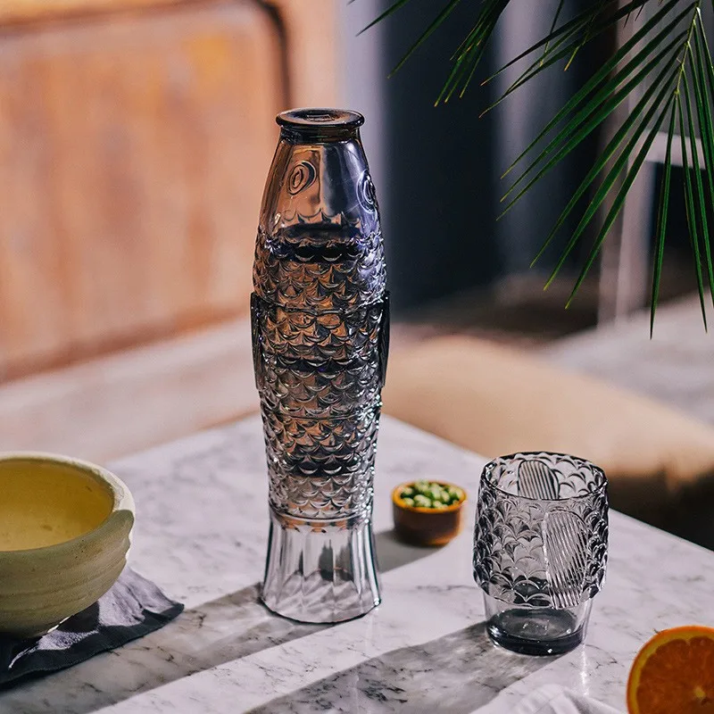 Exported To Spain Creative Koi Fish Shape Transparent Glass Set Stackable Water Cup, Home Gift
Exported To Spain Creative Koi Fish Shape Transparent Glass Set Stackable Water Cup, Home Gift