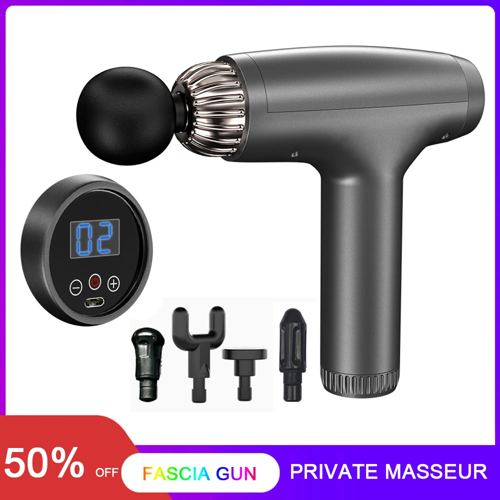 Fascia Gun Massage Gun Thump Deep Tissue Percussion Muscle Massager 30 Gears LCD Touch Display Pain Relief Body Massager Gun
Fascia Gun Massage Gun Thump Deep Tissue Percussion Muscle Massager 30 Gears LCD Touch Display Pain Relief Body Massager Gun