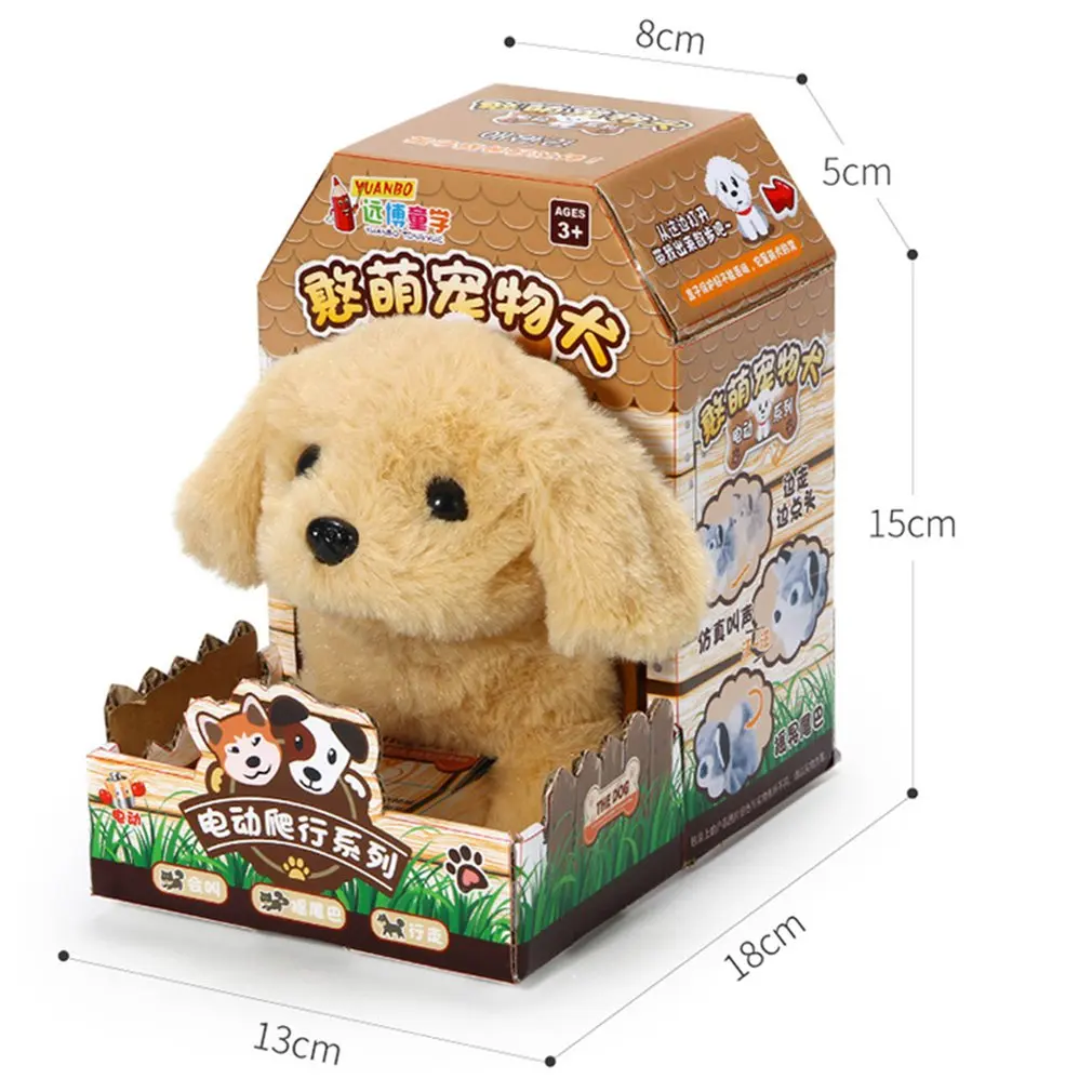 YUANBO Electric Simulation Dog Plush Toys Animal Modeling Children's Toys Walking Smart Machine Animal Toys
YUANBO Electric Simulation Dog Plush Toys Animal Modeling Children's Toys Walking Smart Machine Animal Toys