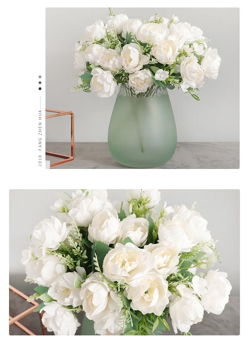 Silk Artificial Peony Home Wedding Decoration DIY Craft Garland Christmas Artificial Flower Decoration
Silk Artificial Peony Home Wedding Decoration DIY Craft Garland Christmas Artificial Flower Decoration