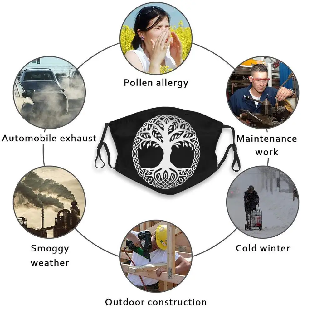 Yggdrasil ( White ) - Tree Of Life Fashion Print Reusable Washable Funny Pm2.5 Filter Mouth Face Mask Norse Viking Symbol
Yggdrasil ( White ) - Tree Of Life Fashion Print Reusable Washable Funny Pm2.5 Filter Mouth Face Mask Norse Viking Symbol