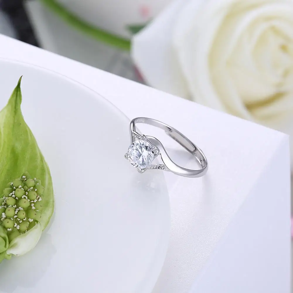 ZEMIOR 925 Sterling Silver Jewelry 5A Zircon Adjustable Geometric Women Rings Wedding Party Holiday Gift Female Pretty Ring 
ZEMIOR 925 Sterling Silver Jewelry 5A Zircon Adjustable Geometric Women Rings Wedding Party Holiday Gift Female Pretty Ring