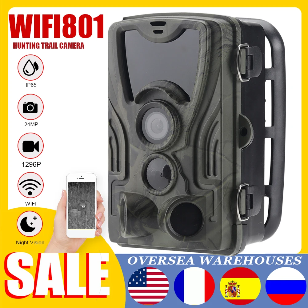 2021 WiFi Hunting Trail Camera 1296P HD Wireless Camcorder Waterproof Low Glow Infrared Mini Portable with Night Vision Camera
2021 WiFi Hunting Trail Camera 1296P HD Wireless Camcorder Waterproof Low Glow Infrared Mini Portable with Night Vision Camera