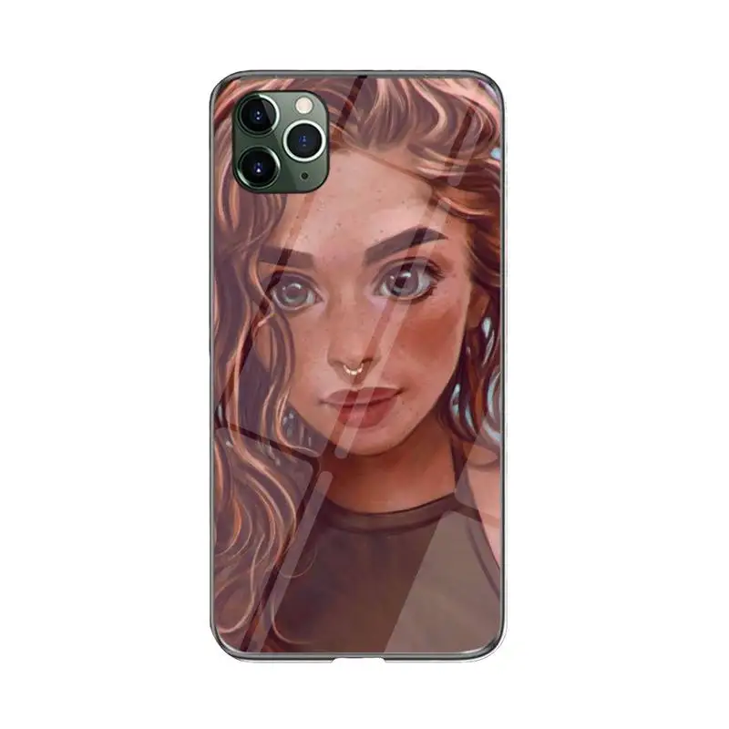 FHNBLJ Curly Hair Girl Phone Case For iPhone 12 mini 12 PRO Max 11 pro XS MAX 8 7 6 6S Plus X XR cover
FHNBLJ Curly Hair Girl Phone Case For iPhone 12 mini 12 PRO Max 11 pro XS MAX 8 7 6 6S Plus X XR cover