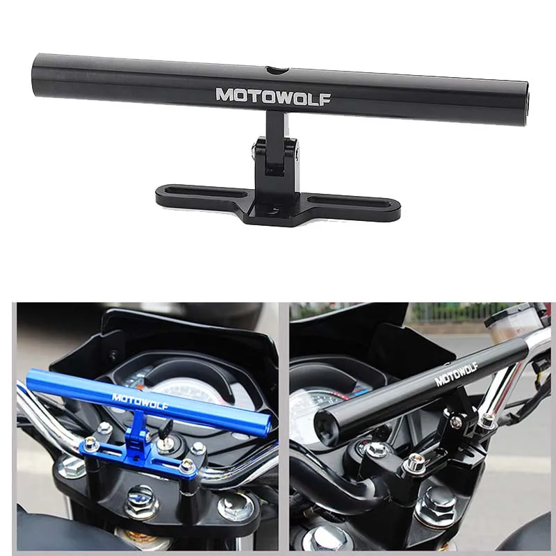 Universal motorcycle Scooter extension bar Multifunction motorcycle front bar phone holder Headlights Mounting Bracket
Universal motorcycle Scooter extension bar Multifunction motorcycle front bar phone holder Headlights Mounting Bracket