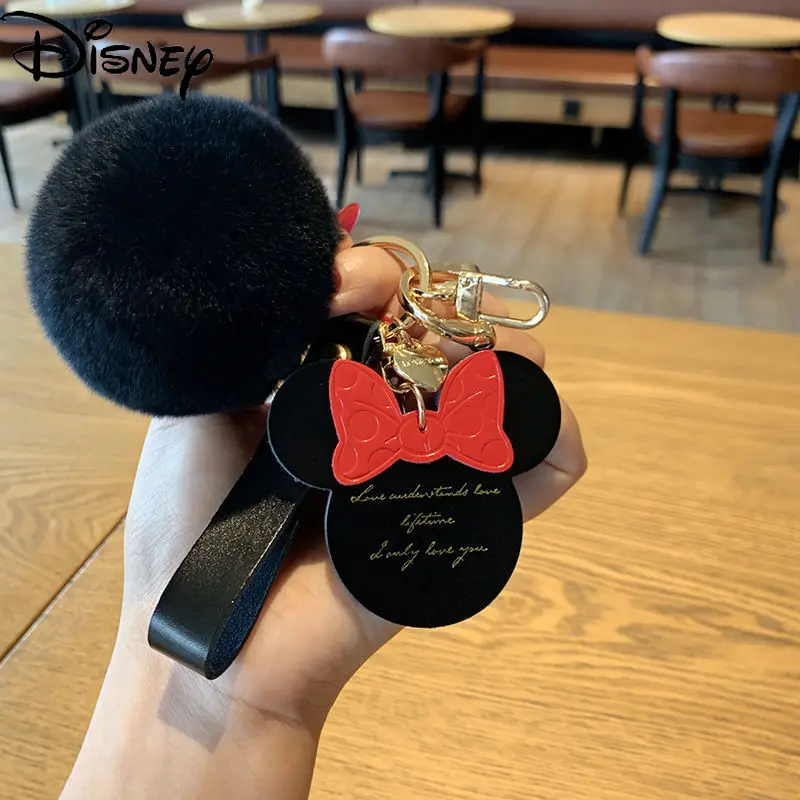 Disney Keychain Leather Cute Mickey Car Keychain Pendant Fashion Keychain Female High-end Couple Bag Pendant Accessories
Disney Keychain Leather Cute Mickey Car Keychain Pendant Fashion Keychain Female High-end Couple Bag Pendant Accessories