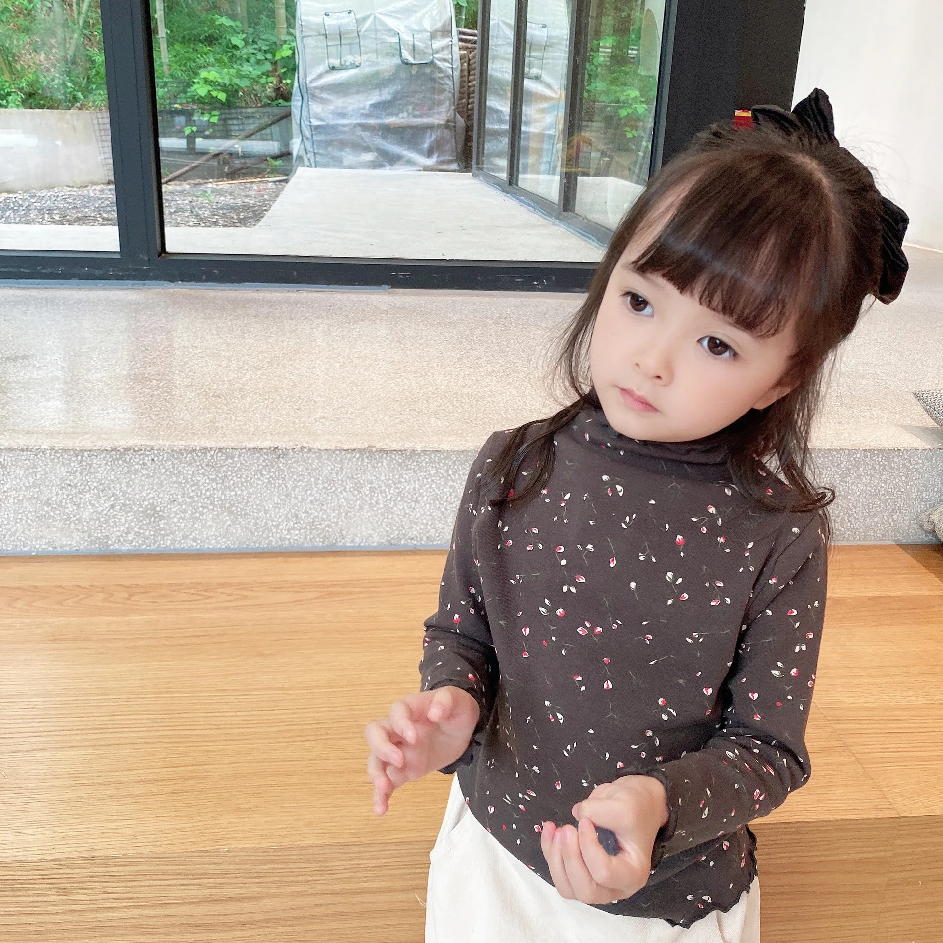 New Autumn and Winter Children's Korean Long-Sleeved T-shirt Baby Girl's Half-Collar Undershirt
New Autumn and Winter Children's Korean Long-Sleeved T-shirt Baby Girl's Half-Collar Undershirt