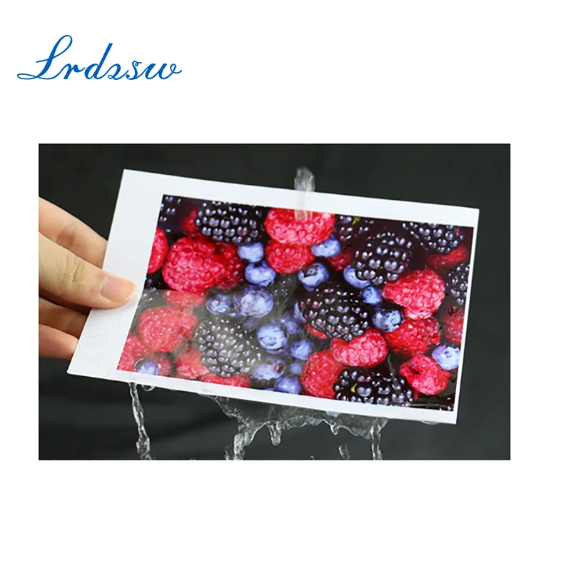 

100sheets Glossy Photo Paper 4R 6inch 4x6 Waterproof For Inkjet Printer Paper studio Photographer Photographic Color Coated