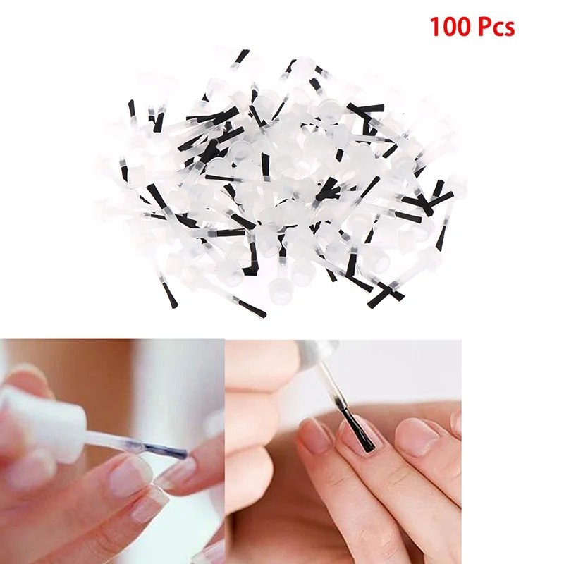 100Pcs/lot Nail Polish Applicator Brushes Replacement Liquid Dipping Gel Brushes For Salon Nail Art DIY Beauty Manicure Tool
100Pcs/lot Nail Polish Applicator Brushes Replacement Liquid Dipping Gel Brushes For Salon Nail Art DIY Beauty Manicure Tool