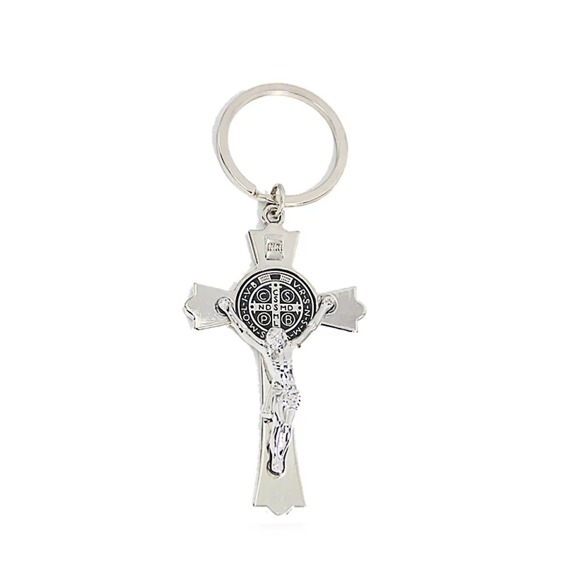 MohammedanismCreative Men's Metal Cross Keychain Jesus Christian Souvenir Gift Pendant Key Chain Car Bag Accessory Keyring 
MohammedanismCreative Men's Metal Cross Keychain Jesus Christian Souvenir Gift Pendant Key Chain Car Bag Accessory Keyring